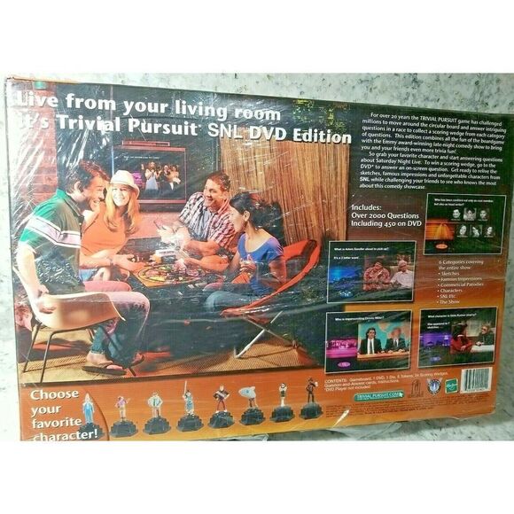 Trivial Pursuit Game SNL Interactive Edition 2004 100% Complete DVD Sealed‎ - Picture 4 of 8